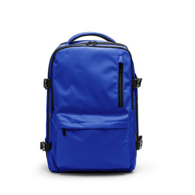 Водонепроницаемый рюкзак из полиэстера RPET, цвет синий - MO1347S105- Фото №1