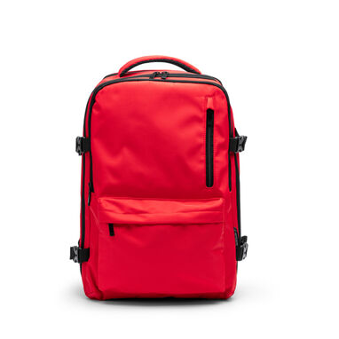 Водонепроницаемый рюкзак из полиэстера RPET, цвет красный - MO1347S160- Фото №1