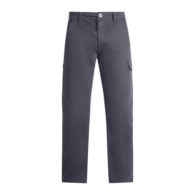 Щільні подовжені штани з еластаном, колір сірий - PA92065423- Фото №1