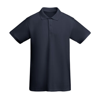 Рубашка-поло с короткими рукавами из органического хлопка, сертифицированного OCS, цвет морской синий - PO66170155- Фото №1