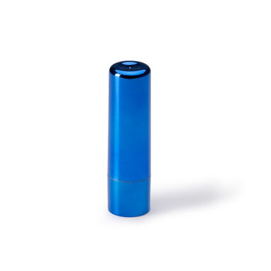 Бальзам для губ у класичному футлярі, колір синій - SB1164S105- Фото №1