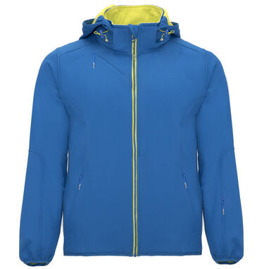 Двошарова спортивна куртка SoftShell, колір яскраво-синій - SS64280605- Фото №1
