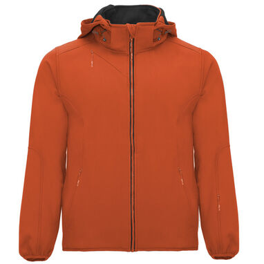Двухслойная спортивная куртка SoftShell, цвет алый - SS642806311- Фото №1