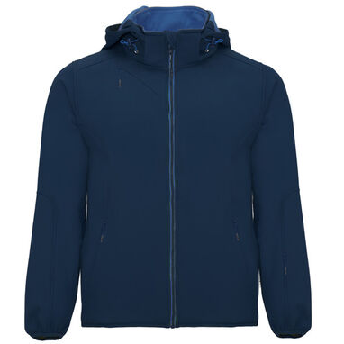 Двухслойная спортивная куртка SoftShell, цвет морской синий - SS64280655- Фото №1