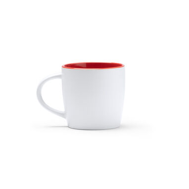 Керамічна чашка 370 мл., колір червоний - TZ1267S160- Фото №1