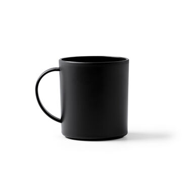Багаторазова поліпропіленова чашка на 300 мл., колір чорний - TZ1362S102- Фото №1