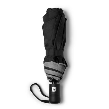 Парасолька, виготовлена з RPET (переробленого поліестеру), колір чорний - UM1159S102- Фото №1