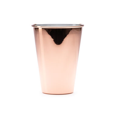 Чашка з нержавіючої сталі з мідним покриттям, колір мідний - VA1162S1014- Фото №1