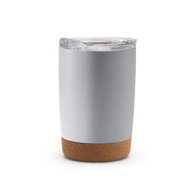 Чашка з переробленої нержавіючої сталі, колір срібний - VA1172S1251- Фото №1