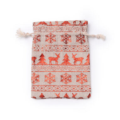 Рождественский подарочный мешок, цвет натуральный - XM1156S129- Фото №1