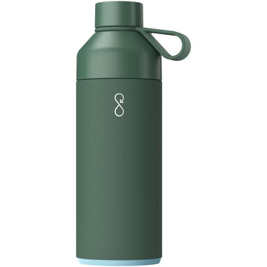Пляшка для води Big Ocean Bottle 1000 мл з вакуумною ізоляцією, колір зелений - 10075364- Фото №1