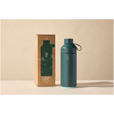 Пляшка для води Big Ocean Bottle 1000 мл з вакуумною ізоляцією, колір зелений - 10075364- Фото №2
