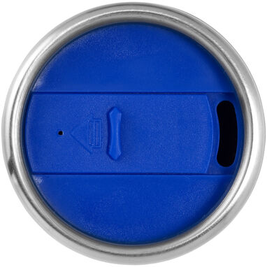 Ізольований стакан із переробленої нержавіючої сталі, колір синій - 10076352- Фото №3