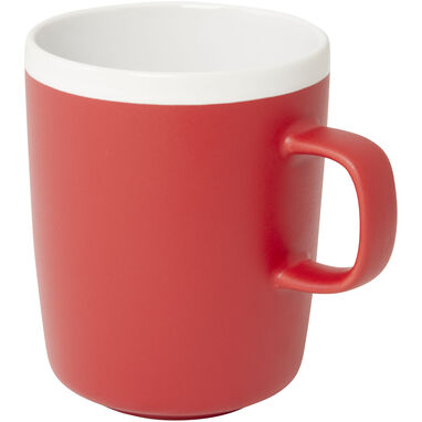 Керамічна чашка Lilio 310 мл, колір червоний - 10077321- Фото №1