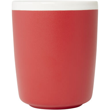 Керамічна чашка Lilio 310 мл, колір червоний - 10077321- Фото №2