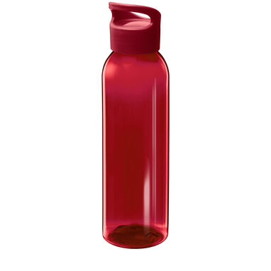 Пляшка Sky із переробленого пластику об'ємом 650 мл, колір червоний - 10077721- Фото №4