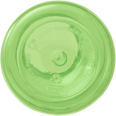 Пляшка для води із переробленого пластику Oregon 400 мл, колір зелений - 10077861- Фото №3