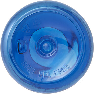 Бутылка для воды Ziggs из переработанного пластика емкостью 1000 мл, цвет синий - 10077952- Фото №4