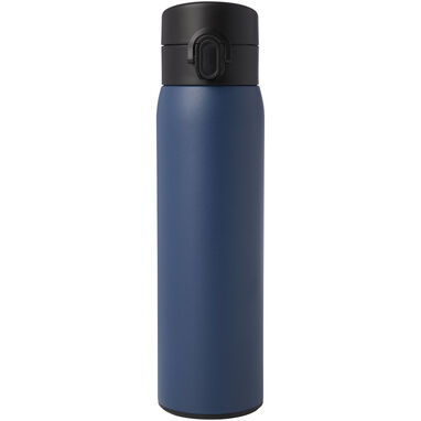 Ізольована пляшка із переробленої нержавіючої сталі 450 мл, колір синій - 10078851- Фото №2
