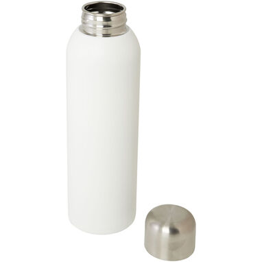 Бутылка для воды Guzzle емкостью 820 мл из нержавеющей стали, сертифицированная RCS, цвет белый - 10079101- Фото №3