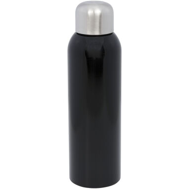 Бутылка для воды Guzzle емкостью 820 мл из нержавеющей стали, сертифицированная RCS, цвет черный - 10079190- Фото №1