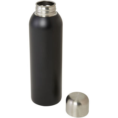 Пляшка для води Guzzle 820 мл із нержавіючої сталі, колір чорний - 10079190- Фото №3
