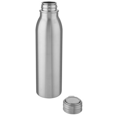 Бутылка для воды Harper объемом 700 мл из нержавеющей стали, сертифицированная RCS, с металлической петлей, цвет серебряный - 10079281- Фото №3