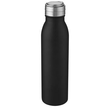 Бутылка для воды Harper объемом 700 мл из нержавеющей стали, сертифицированная RCS, с металлической петлей, цвет черный - 10079290- Фото №1