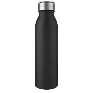 Бутылка для воды Harper объемом 700 мл из нержавеющей стали, сертифицированная RCS, с металлической петлей, цвет черный - 10079290- Фото №2