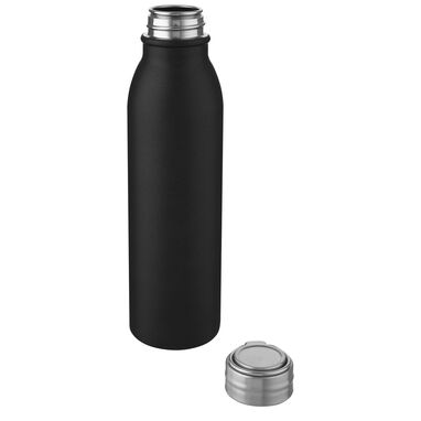 Бутылка для воды Harper объемом 700 мл из нержавеющей стали, сертифицированная RCS, с металлической петлей, цвет черный - 10079290- Фото №3