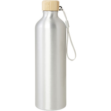 Бутылка для воды Malpeza 770 мл из переработанного алюминия, сертифицированная RCS, цвет серебряный - 10079581- Фото №2