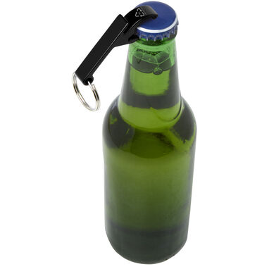 Відкривачка для пляшок і банок Tao RCS з переробленого алюмінію, колір чорний - 10457190- Фото №3