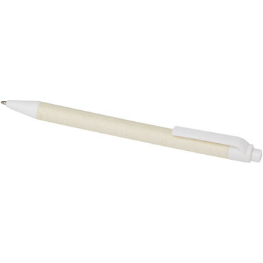 Шариковая ручка Dairy Dream из переработанных пакетов из-под молока, цвет белый - 10780701- Фото №3
