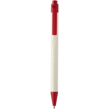 Шариковая ручка Dairy Dream из переработанных пакетов из-под молока, цвет красный - 10780721- Фото №1