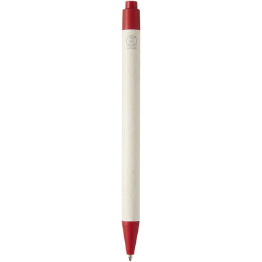 Шариковая ручка Dairy Dream из переработанных пакетов из-под молока, цвет красный - 10780721- Фото №2