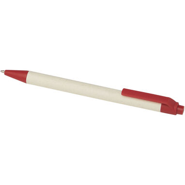 Шариковая ручка Dairy Dream из переработанных пакетов из-под молока, цвет красный - 10780721- Фото №3