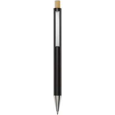 Кулькова ручка Cyrus із переробленого алюмінію, колір чорний - 10787590- Фото №1