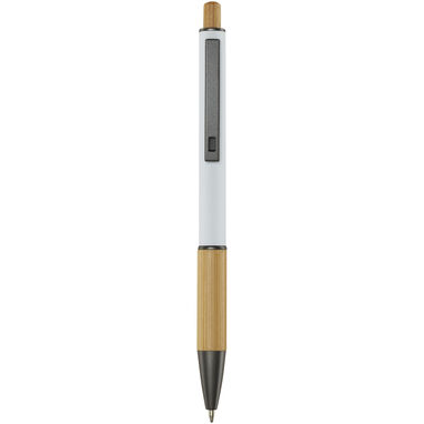 Шариковая ручка Darius из переработанного алюминия, цвет белый - 10787601- Фото №1