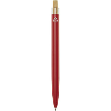 Кулькова ручка Nooshin з переробленого алюмінію, колір червоний - 10787821- Фото №2