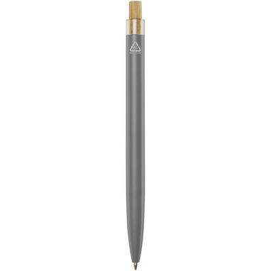 Шариковая ручка Nooshin из переработанного алюминия, цвет серый - 10787882- Фото №2