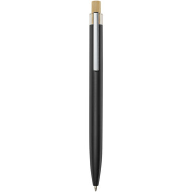 Шариковая ручка Nooshin из переработанного алюминия, цвет черный - 10787890- Фото №1