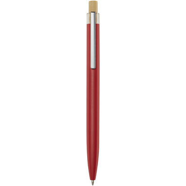 Кулькова ручка Nooshin з переробленого алюмінію, колір червоний - 10787921- Фото №1