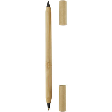 Двойная бамбуковая ручка Samambu, цвет натуральный - 10789106- Фото №2