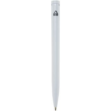 Кулькова ручка Unix із переробленого пластику, колір білий - 10789601- Фото №2