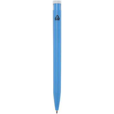 Шариковая ручка Unix из переработанного пластика, цвет голубой - 10789651- Фото №2