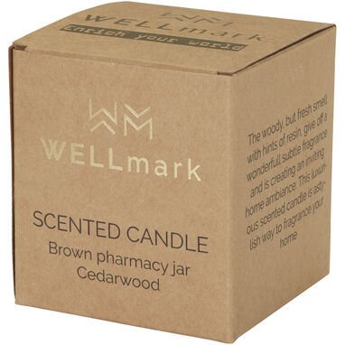 Ароматическая свеча Wellmark Let's Get Cozy 650 г - аромат кедрового дерева, цвет янтарный - 11324011- Фото №2