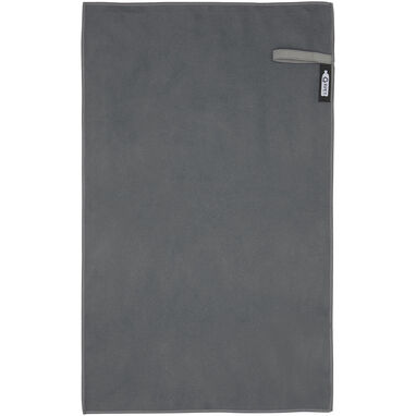 Ультралегкое и быстросохнущее полотенце 30x50 см., цвет серый - 11332282- Фото №4