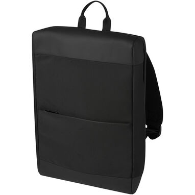 Рюкзак для ноутбука Rise 15,6 дюйма GRS из переработанного материала, цвет черный - 12069790- Фото №1