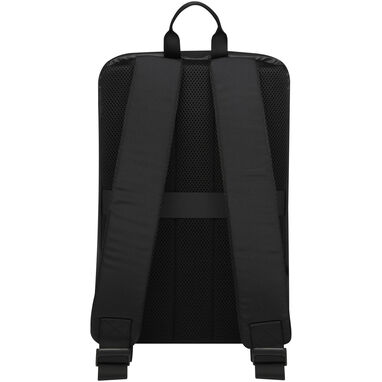 Рюкзак для ноутбука Rise 15,6 дюйма GRS из переработанного материала, цвет черный - 12069790- Фото №3