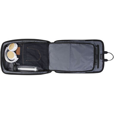 Рюкзак для ноутбука Rise 15,6 дюйма GRS из переработанного материала, цвет черный - 12069790- Фото №4